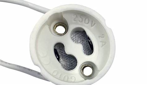 Track lighting GU10 porcelain socket 12" leads 120volt max