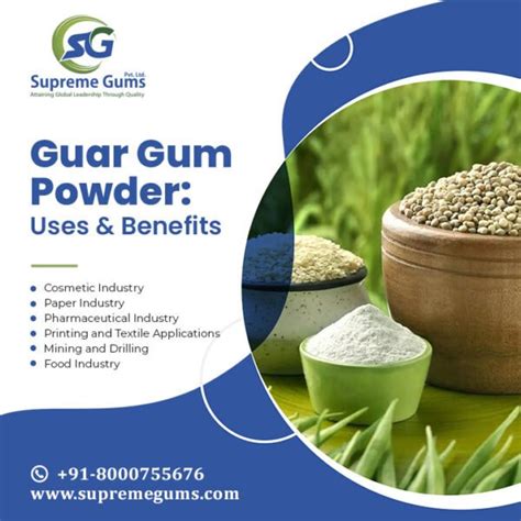 Guar Gum Uses