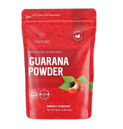 guarana powder vs caffeine
