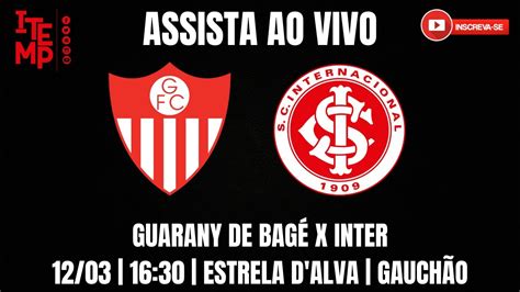 guarani x inter ao vivo