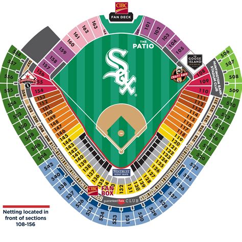 Guaranteed Rate Stadium Seating Chart