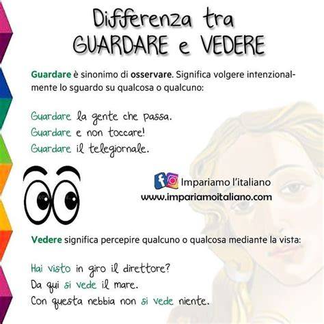 The Best Guardare E Vedere Differenza Update