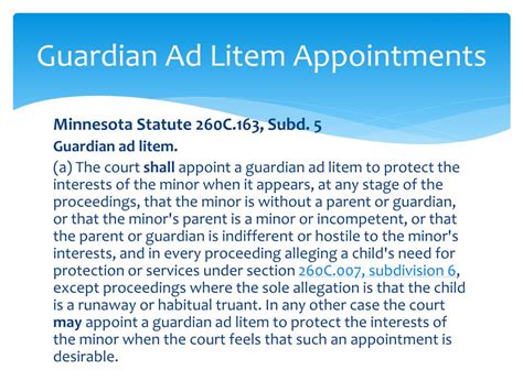 guardian ad litem meaning