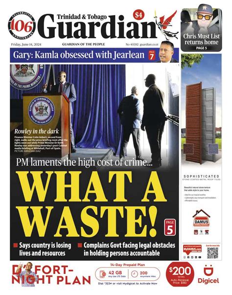 guardian newspaper trinidad location