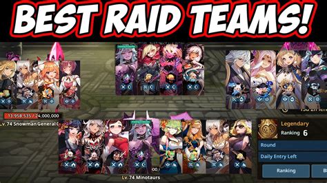 guardian tales suggested teams