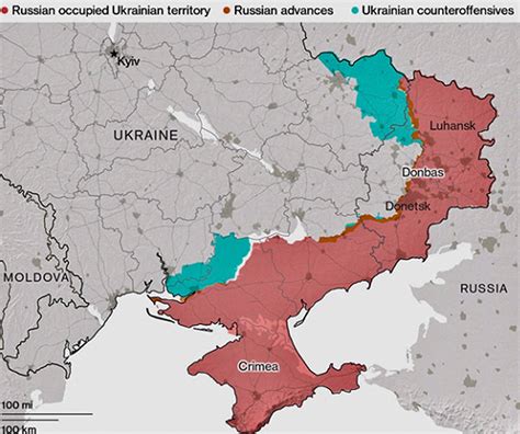guardian ukraine map