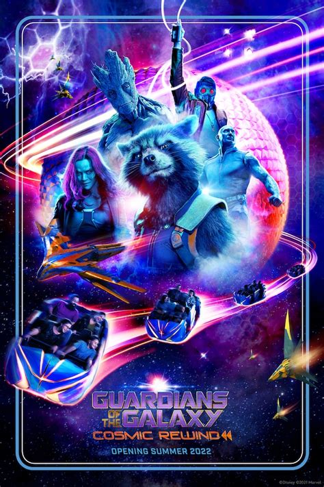guardians of the galaxy cosmic rewind poster