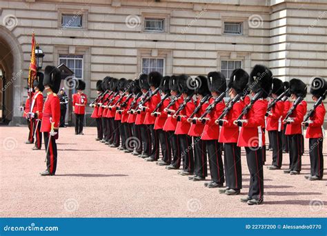 Guards during Changing of the Guard ceremony