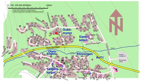 Karta fyverkeri Växjö kommun