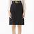 gucci a-line double g crepe skirt