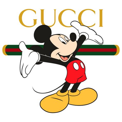 Gucci Mickey svg, Gucci Mickey png, Mickey Mouse svg, Gucci Mickey dxf