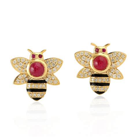 Gucci Bug Earrings
