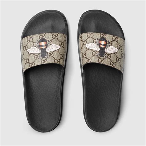 gucci gg supreme canvas sandals