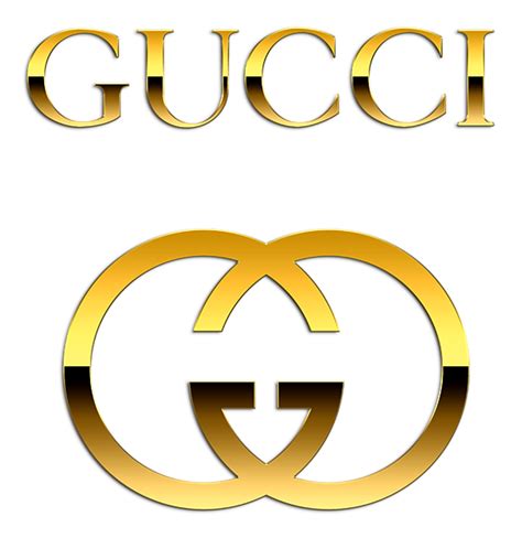 gucci logo in gold