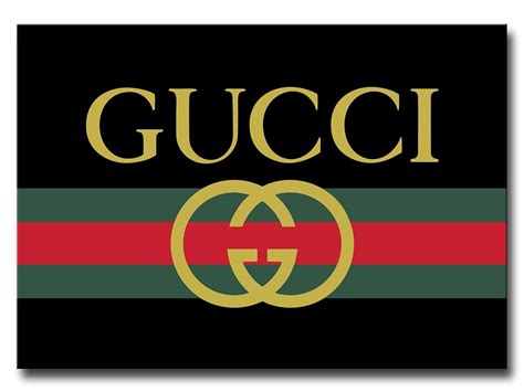 gucci logo with stripes