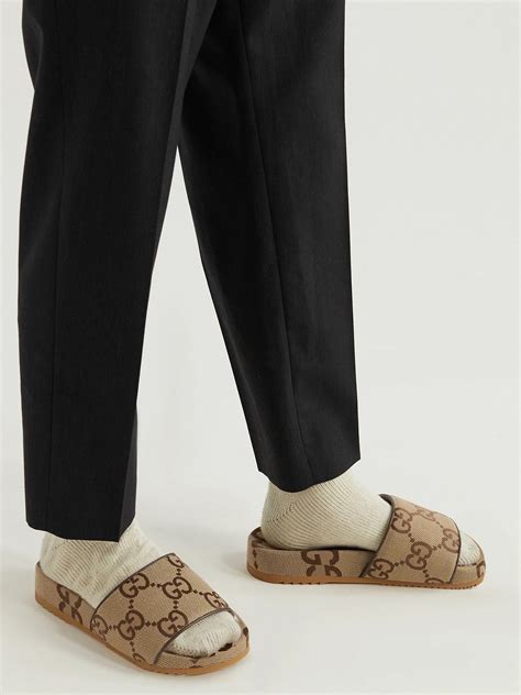 Gucci Monogram Slides