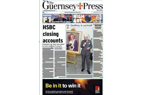 guernsey press front page