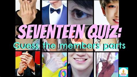 guess seventeen members quiz