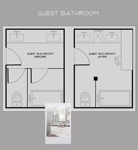 Guest Bath Layout