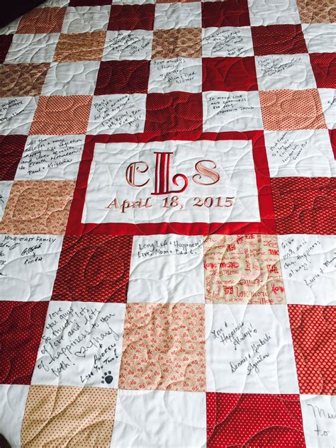 Guest Book Quilt Pattern