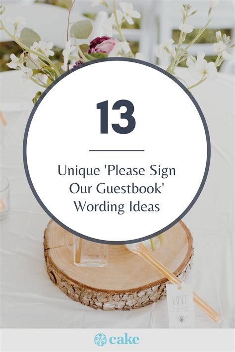 Guest Book Wording