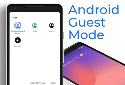 Guest mode dan multiple users pada Android
