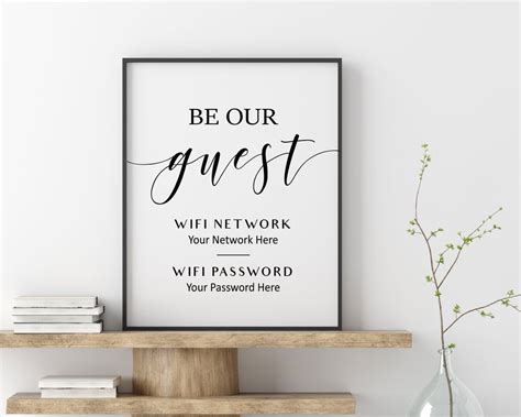 Guest Wifi Printable Pdf