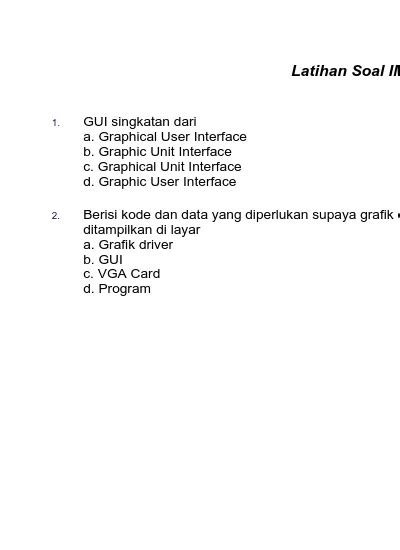 √ PENGERTIAN GUI Sejarah, Fungsi, Jenis, Kelebihan dan Kekurangan