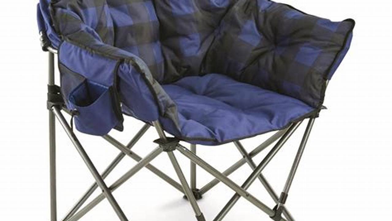 Guide Gear Oversized XL Padded Camping Chair: The Ultimate Comfort for Your Outdoor Adventures