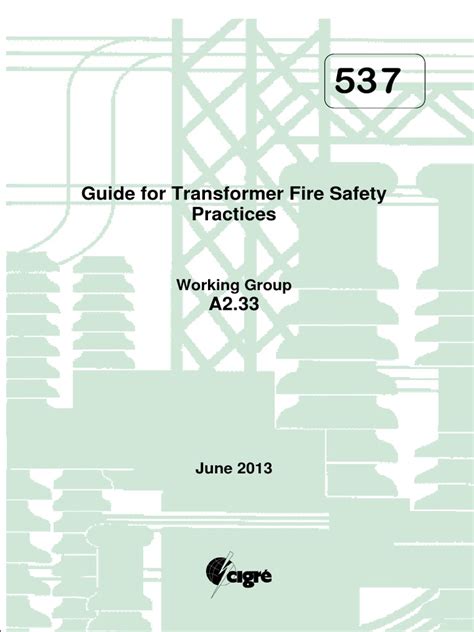 guide for transformer fire safety practices