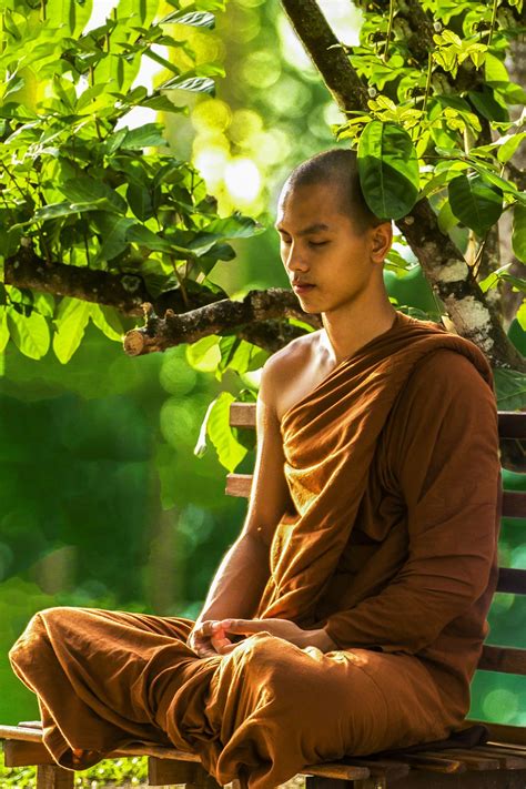 guided meditation with buddhist monks