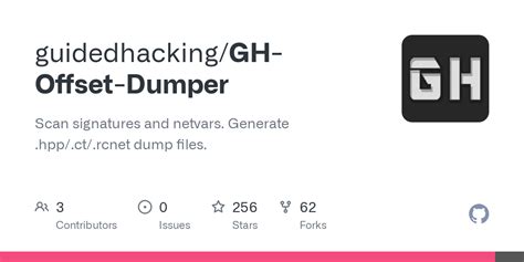 guided-hacking/GH-Offset-Dumper: Scans for signatures  - GitHub