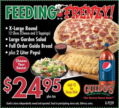 Free Printable Coupons Guidos Pizza Coupons Pizza coupons, Free
