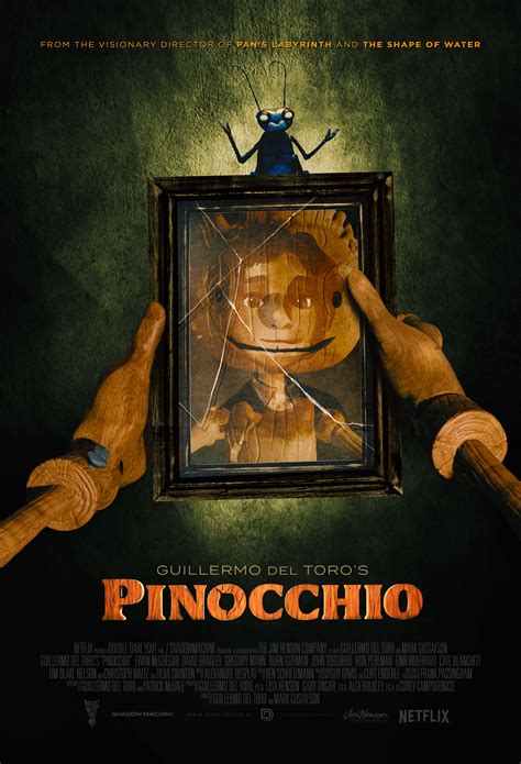 guillermo del toro's pinocchio poster