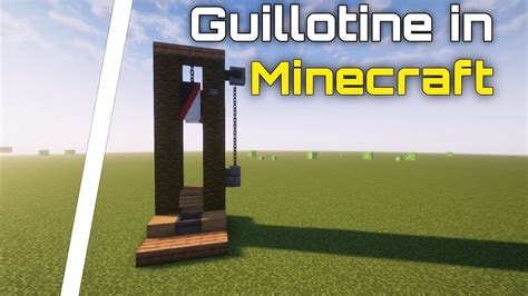 Guillotine Minecraft Build