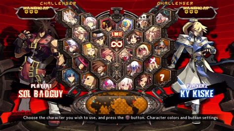 guilty gear xrd playable characters