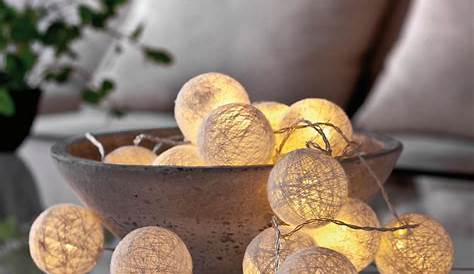 FINFIN Guirlande lumineuse LED 15 boules IKEA