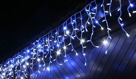Guirlande Lumineuse Exterieur Stalactite Led 22 M Bleue illumine