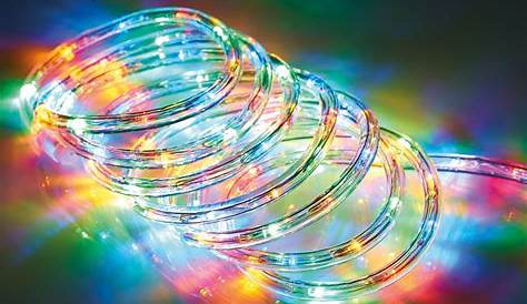 Guirlande lumineuse tube multicolore extérieur 600 LED