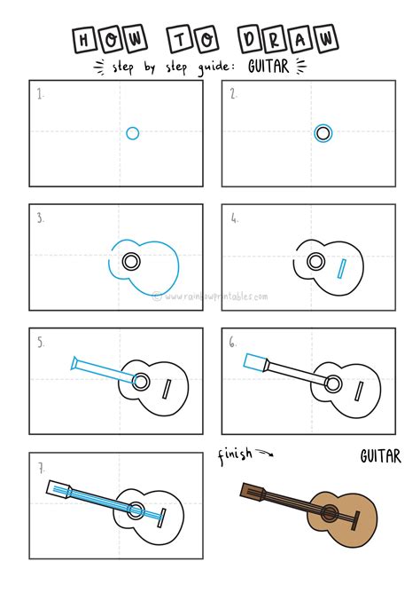 How to Draw a Guitar · Art Projects for Kids
