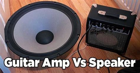 Guitar Amp Speaker Size Difference