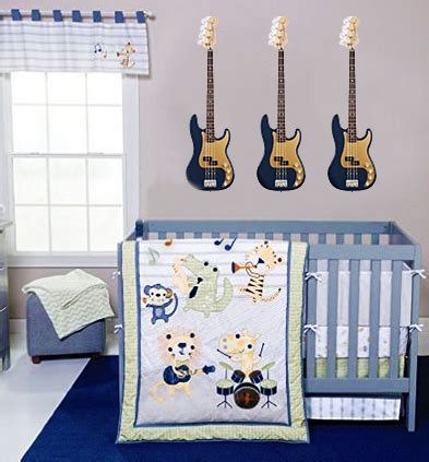 guitar baby bedding crib sets