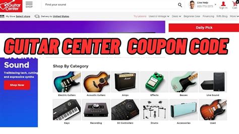 guitar center coupon codes reddit