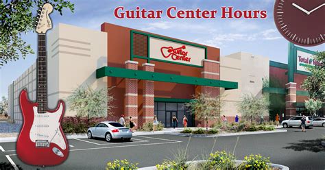 guitar center open hours near me