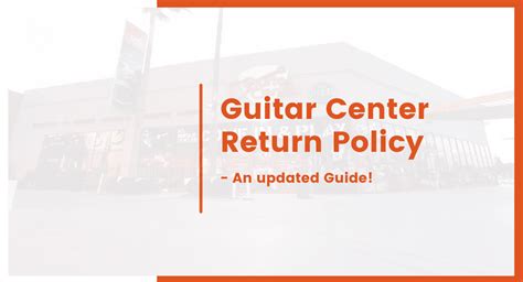 guitar center used return policy