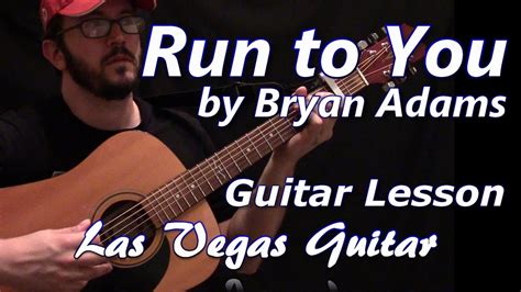 guitar lesson run to you bryan adams youtube