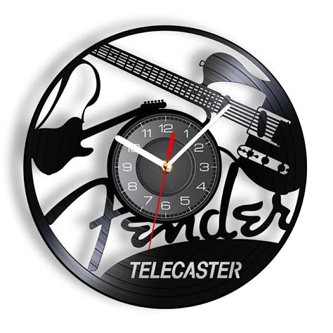 Guitar Metal Clock