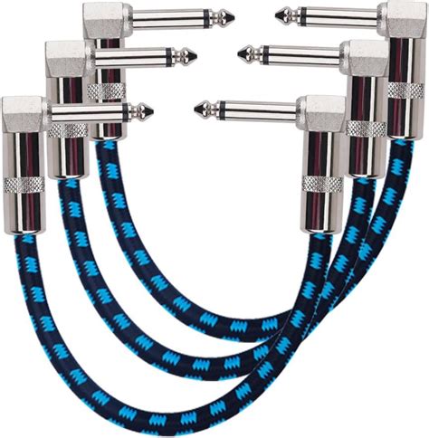 Guitar Patch Cables Right Angle To Straight