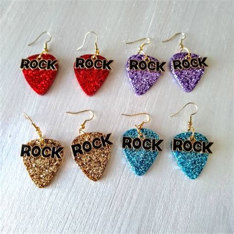 Guitar Pick Earrings
