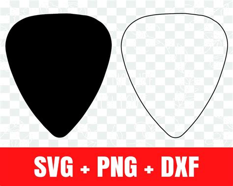 Guitar Pick Outline
